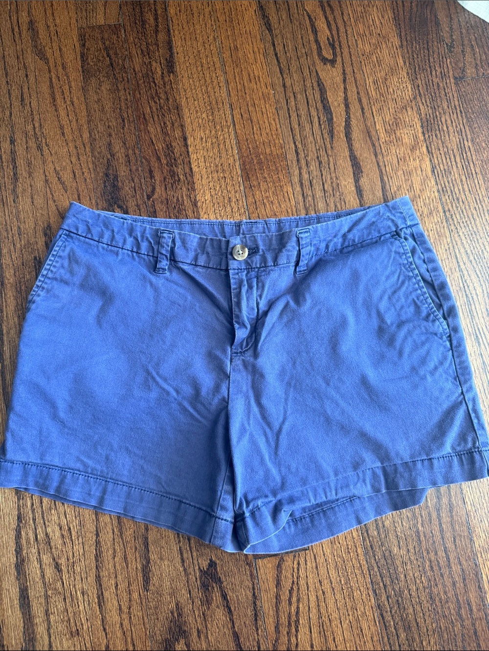 Faded Glory Blue Cotton Casual Shorts